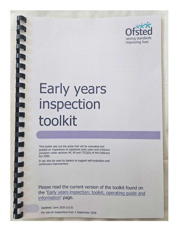 Ofsted early years inspection - years,
