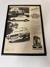 Framed 1975 Dunlop Tyres Mini