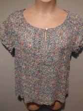 Kew 159 pure linen floral top
