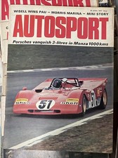 Autosport Magazine 29 April 1971 Wisell Wins Pau F2 Porsche Monza 1000km Mini