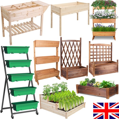 Large elevated raised - large, garden