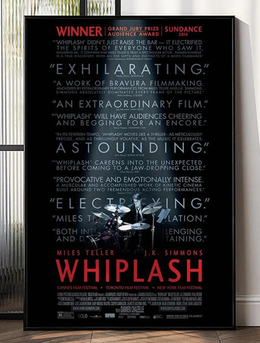 Whiplash movie poster vintage - whiplash,