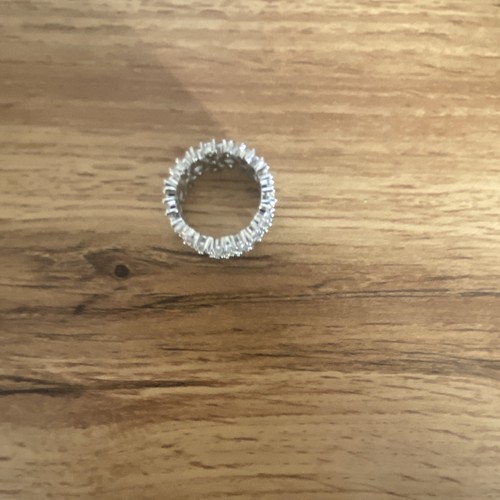 Silver tone clear - silver,