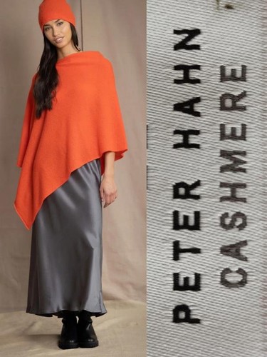Women peter hahn poncho - hahn,