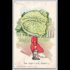 Antique Postcard Be Married