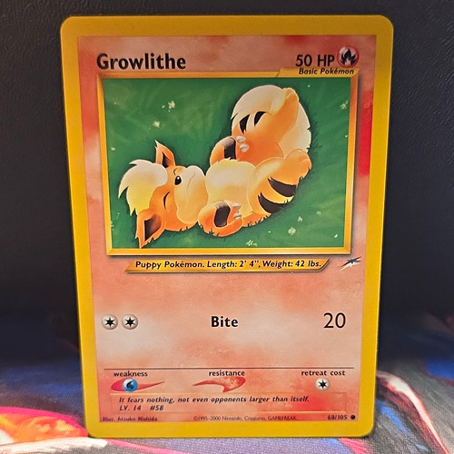 Growlithe 105 neo - growlithe, destiny