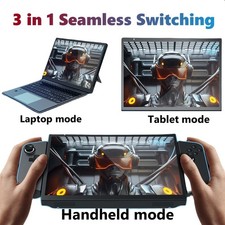10.5in Mini Gaming PC Touch Screen Laptop 3.4GHz 16GB RAM 1TB Detachable Gamepad