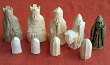Medieval 5, Chess latex moulds. set of 9 