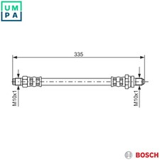 BRAKE HOSE 1 987 476 600 FOR