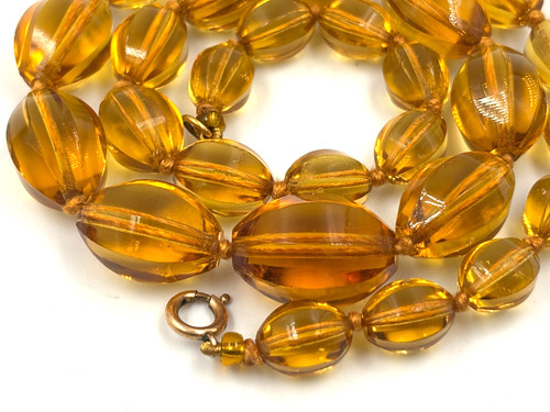Early vintage amber - amber, glass