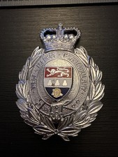 West Mercia Police Helmet Plate Obsolete QC