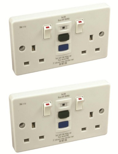 Double rcd switch - double, sockets