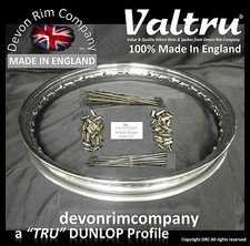 BSA17-KIT 18" WM3 Wheel Rim & Spoke Kit BSA A7 A10 A50 A65 B31 B44 QD Crinkle