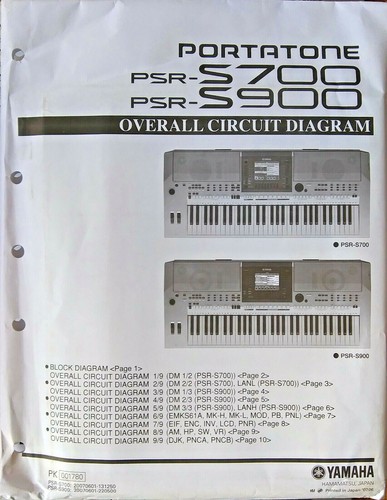 Yamaha psr s700 s900 - psr-s700, psr-s900