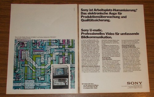 Rare advertising vintage sony - advertising,