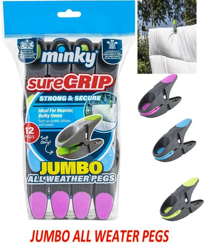 12pk minky jumbo sure - jumbo, grip