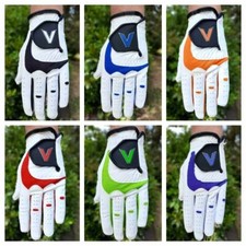 6 Mens Golf Gloves 100%