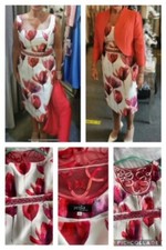 Zeila Designer Wedding guest/mother of the bride Dress and Matching Jacket