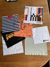 Sunglasses Glasses Cleaning Cloths . Various Brands , Great Condition X7