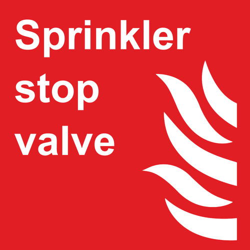 Sprinkler stop valve fire - sprinkler,