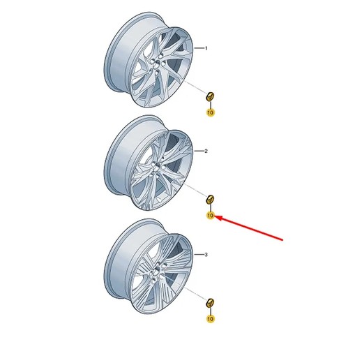Seat wheel hub - seat,