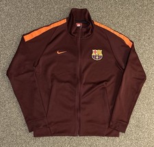 FC Barcelona Full Zip Nike Presentation Jacket, Medium, Excellent Condition