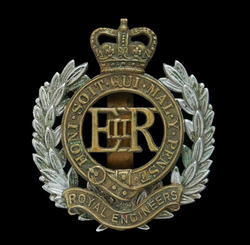 Royal engineers cap badge - cap,