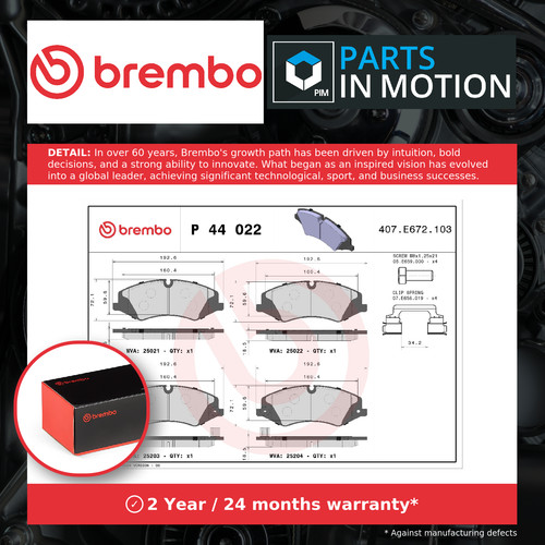 Brake pads set fits range - brake,