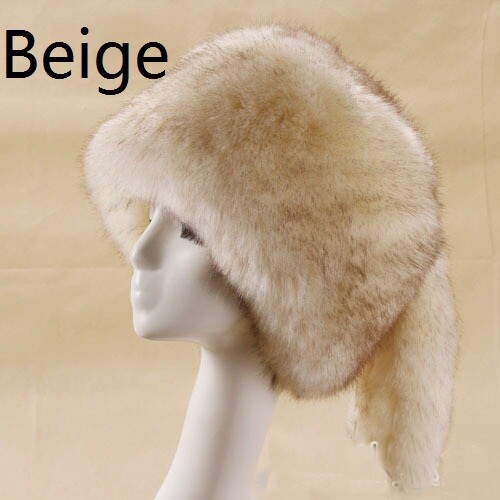 Lady winter cossack cap fluffy - cap,