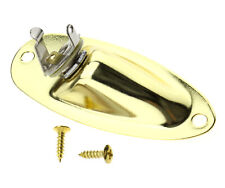 Jack Socket Plate For Fender Strat ST And Stratocaster Replacement Parts Gold