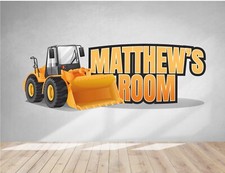 Truck Wall Decal Building with