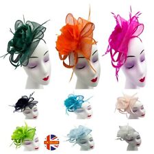 New Fascinator Women's Headband Clip Hat For Weddings Ladies Day Races Ascot UK