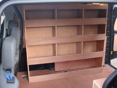 Vauxhall combo van shelving - van,