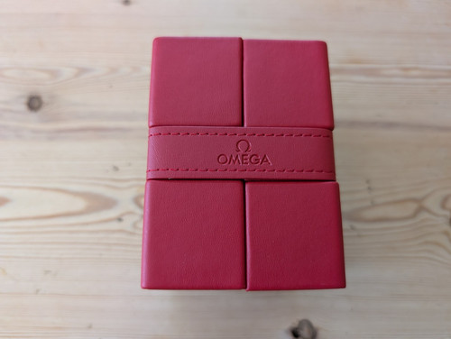 Genuine omega red watch - omega, box