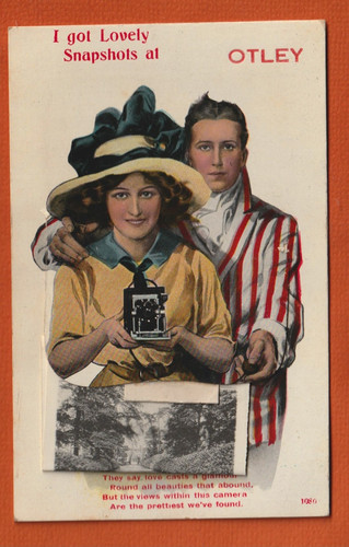 Early novelty postcard - early,