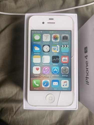 Apple iphone 8gb white - iphone, 4s