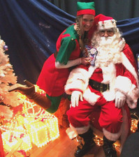 Santa Belt 3 Inch - 75mm Wide Real Leather Brass or Nickel Buckle All Sizes