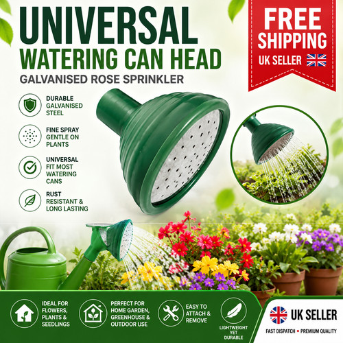 Watering can head galvanised - watering,
