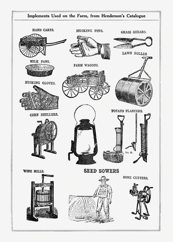 Farm implements vintage - farm,