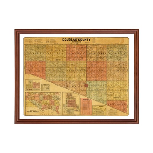 Old map douglas county - of,