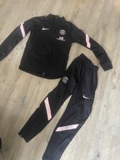 Nike PSG Black Tracksuit Size Medium Kids Age 10/11