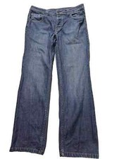 Criminal Blue Denim Jeans Men's Cotton W32 L31 Frayed hems