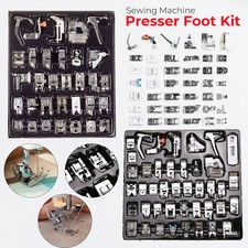 Foot Feet Presser Kit for Universal Sewing Machine Walking Rolled Tool 32/42pcs