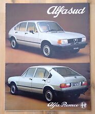 Alfasud brochure - (early 1980's) (brochure no 805 1072/A)