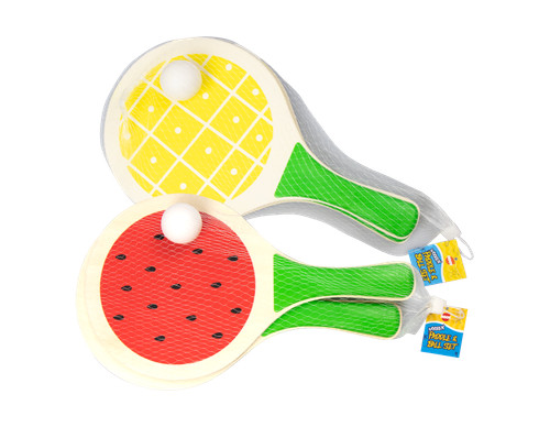 Wooden paddle and ball - wooden,