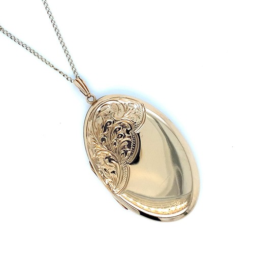 9ct yellow gold - gold, locket