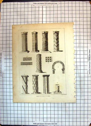 Original old antique print - original,