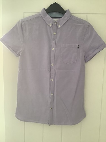 Boys cotton short sleeve - m&s,