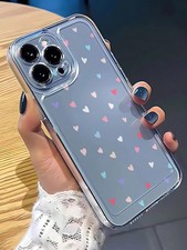 Clear Heart Phone Case