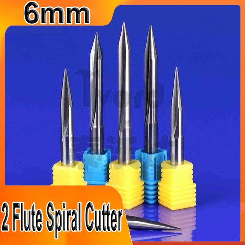 6mm shank flute spiral - 2,